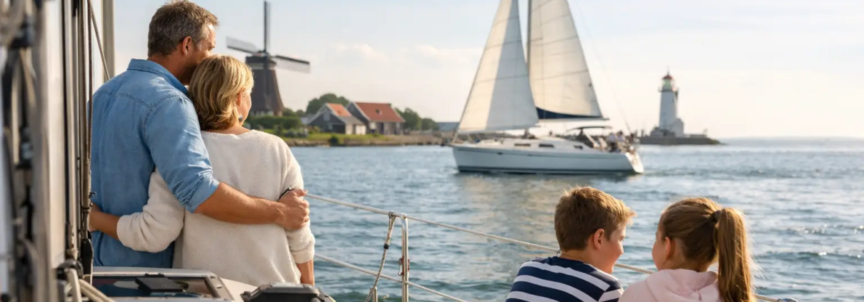 Familieweekend op het IJsselmeer plannen