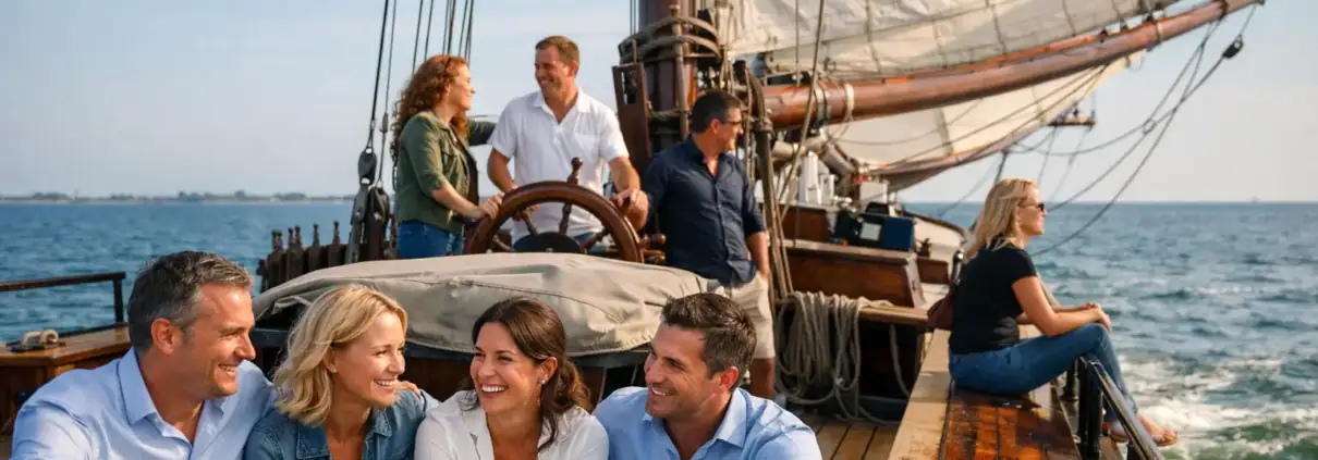 Teamuitje op een klipper dat bijblijft