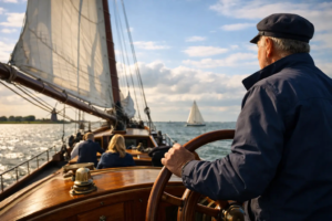 Zeilen IJsselmeer met schipper boeken