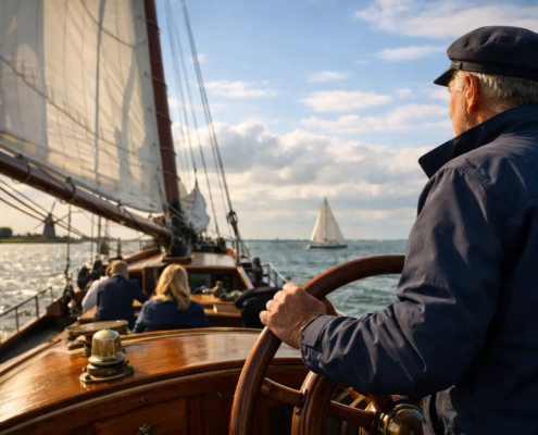 Zeilen IJsselmeer met schipper boeken