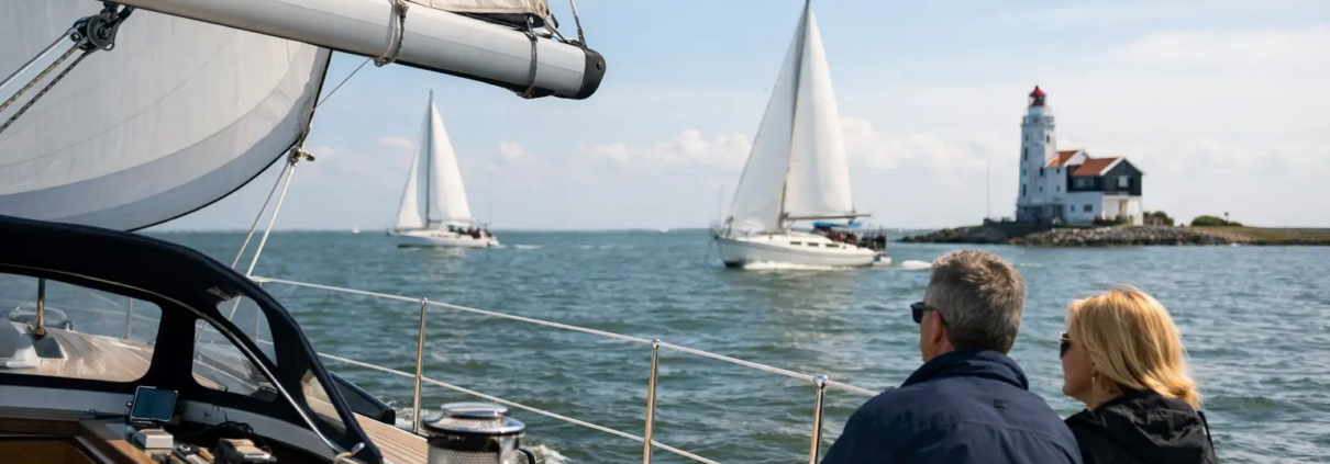 Meerdaagse zeiltocht organiseren op het IJsselmeer