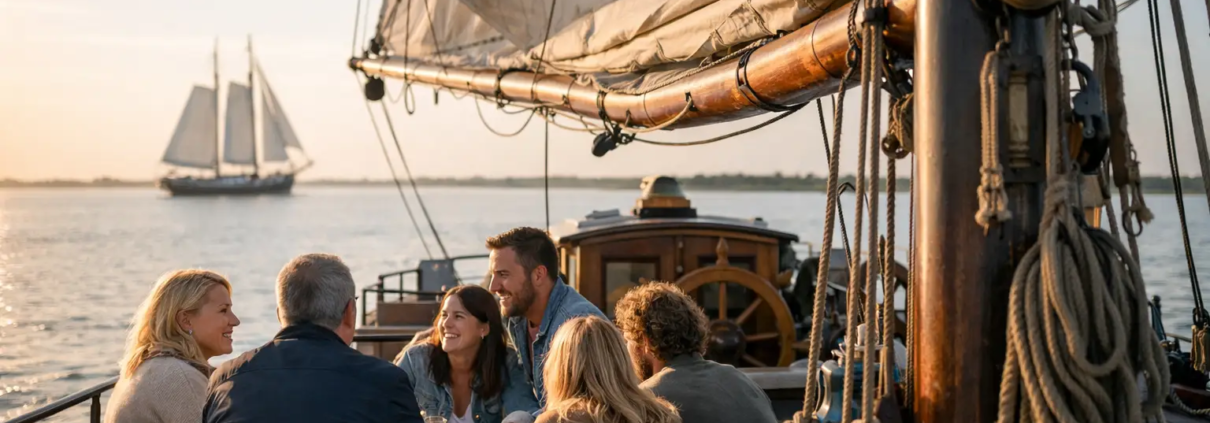 Overnachten op een zeilschip met je groep