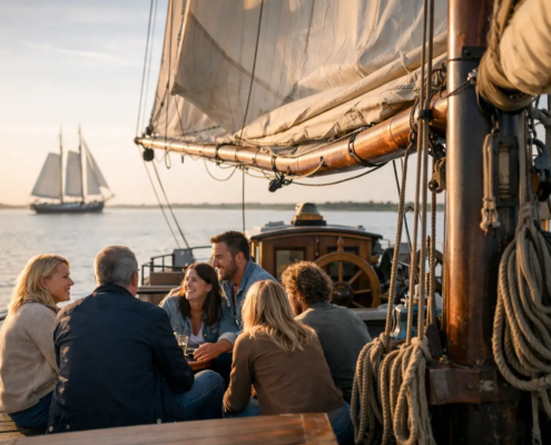 Overnachten op een zeilschip met je groep
