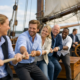 Teambuilding op traditioneel zeilschip werkt