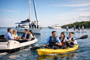10 originele zakelijke uitjes op water