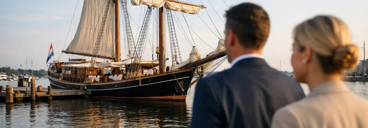Historisch schip voor evenementen kiezen