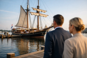 Historisch schip voor evenementen kiezen