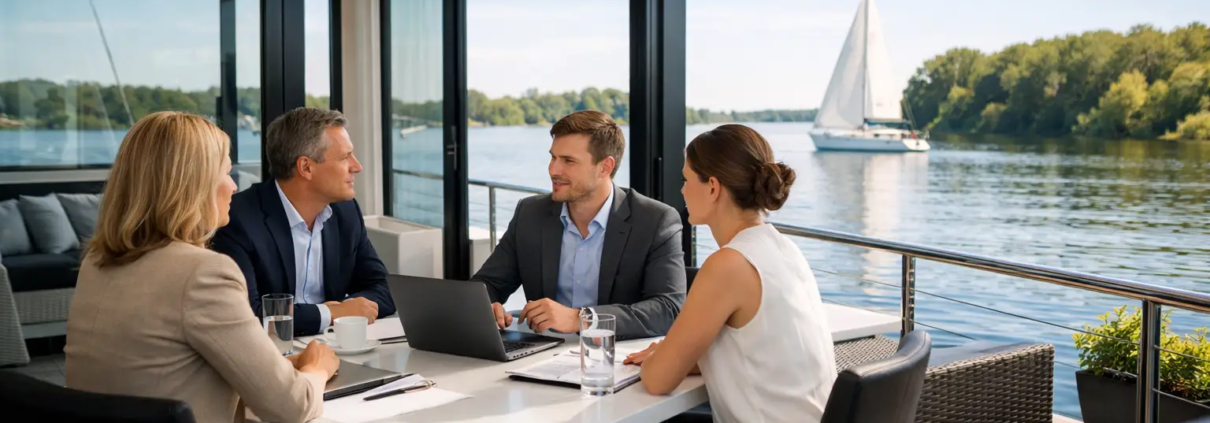 Beste vergaderlocaties op het water kiezen