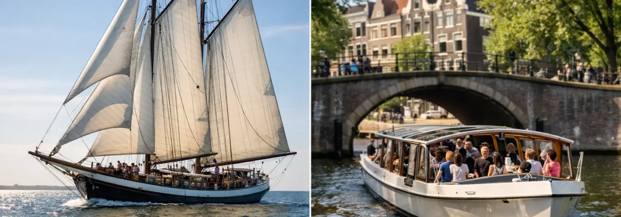 Klipper of rondvaartboot voor uw groepsuitje