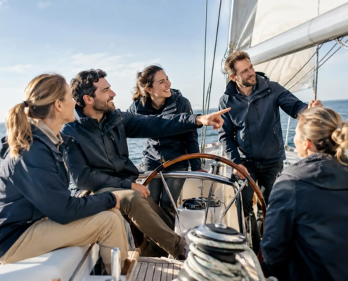 Kickoff op zeilschip voor teams met vaart
