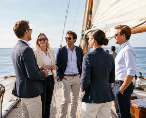 Klantendag op zeilschip die klanten bijblijft